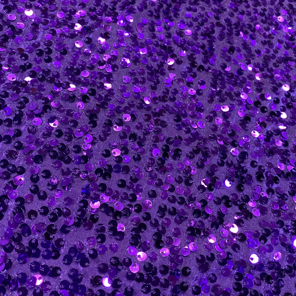 Taffeta Sequins (w/ Poly Lining) Table Napkin in Purple