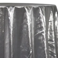Tissue Lame Table Linen in Silver