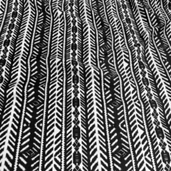 Topaz (Poly Print) Table Napkin in Black / White