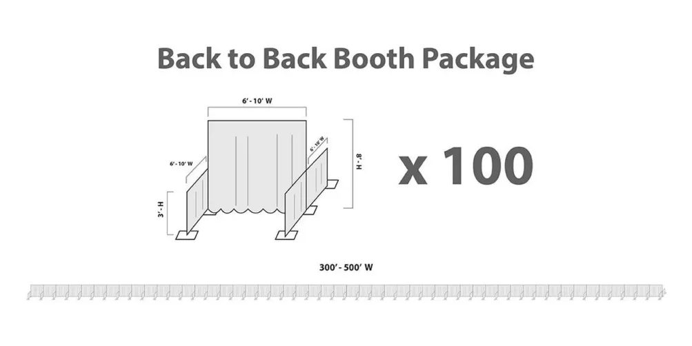 Trade Show Back-to-Back Booths