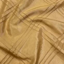 Triple Pleat Pintuck Table Linen in Gold