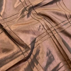 Triple Pleat Pintuck Table Linen in Brown