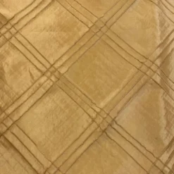 Triple Pleat Pintuck Table Runner in Gold