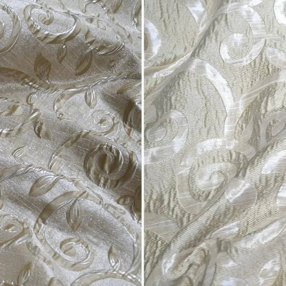 Tuscany Jacquard (Reversible) Table Runner in Ivory