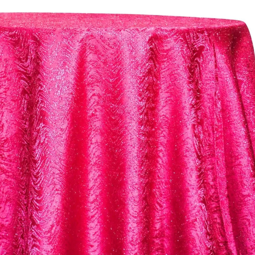 Twinkle Tensil Table Linen in Fuchsia