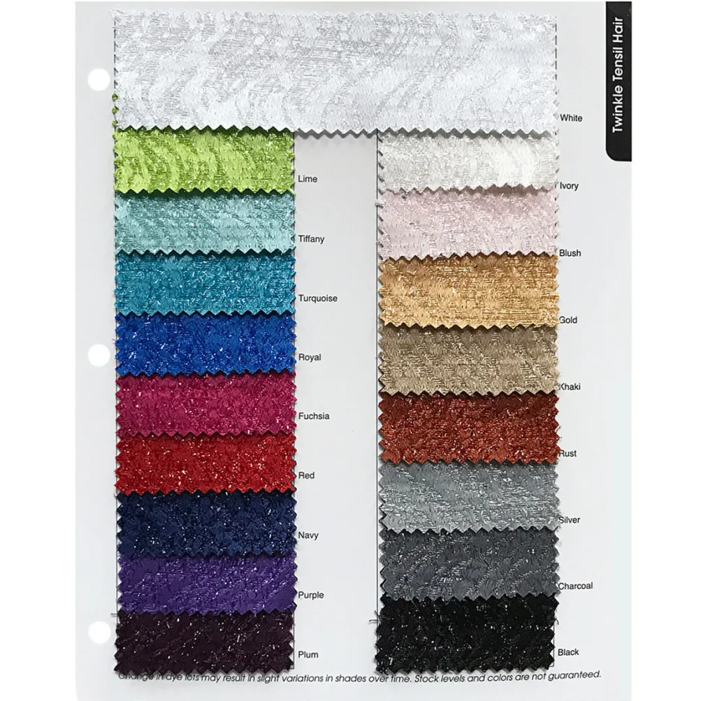 Twinkle Tensil Table Linen in Silver
