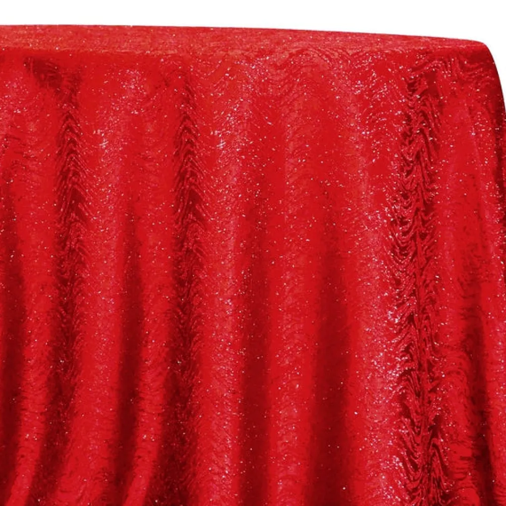 Twinkle Tensil Table Linen in Red