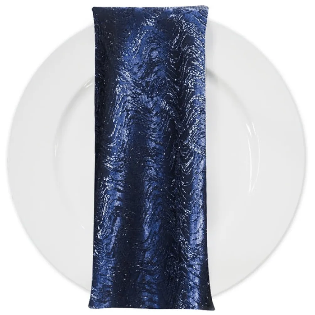Twinkle Tensil Table Napkin in Navy