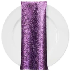 Twinkle Tensil Table Napkin in Plum