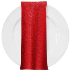 Twinkle Tensil Table Napkin in Red