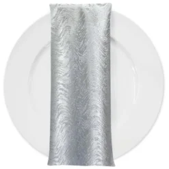 Twinkle Tensil Table Napkin in Silver