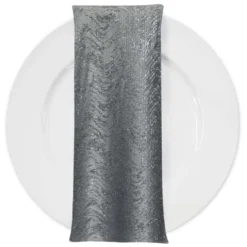 Twinkle Tensil Table Napkin in Charcoal