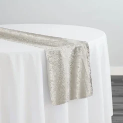 Twinkle Tensil Table Runner in Ivory
