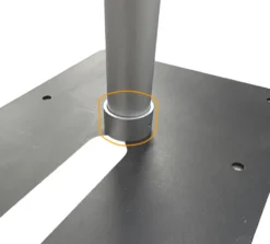 Upright Anti-Dent Support