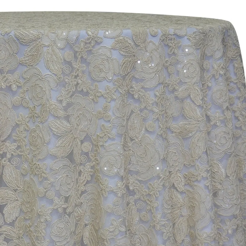 Valentina Lace Table Linen in Ivory