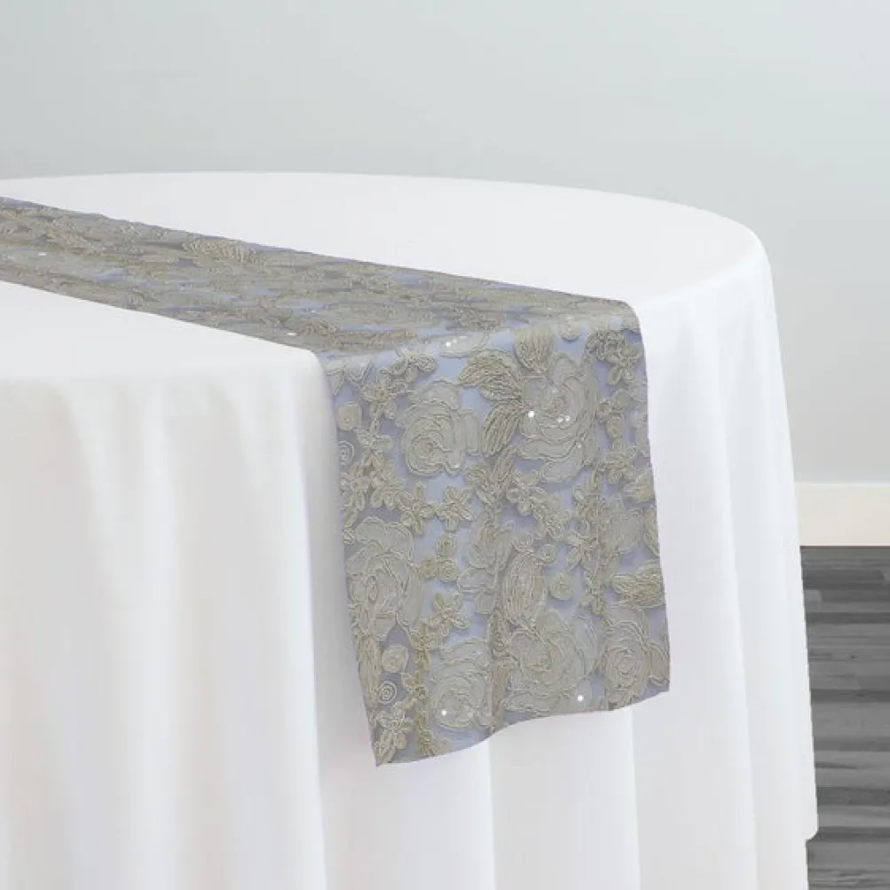 Valentina Lace Table Runner in Ivory