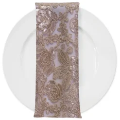 Valentina Lace (w/ Poly Lining) Table in Champagne