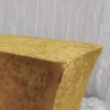 Velvet Spandex (8'x30") Banquet Table Cover in Gold