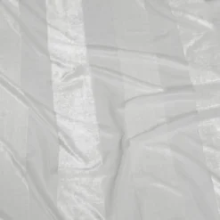 Velvet Stripe Table Linen in White