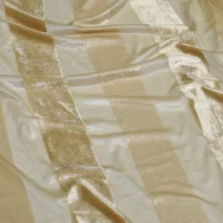 Velvet Stripe Table Runner in Gold