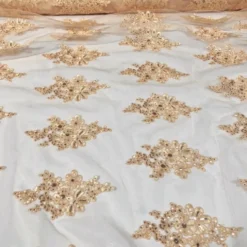 Venetian Lace (w/ Poly Lining) Table Napkin in Ivory