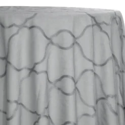 Vertigo Sheer Table Linen in Grey