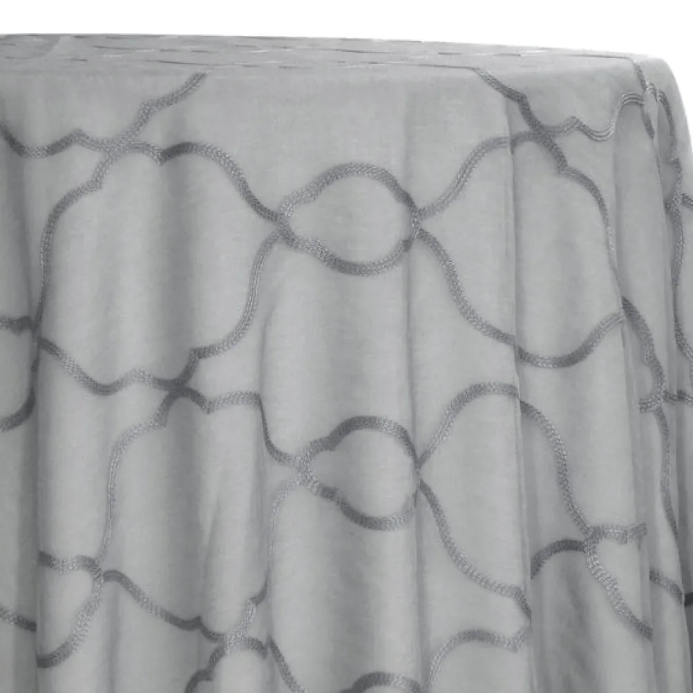Vertigo Sheer Table Linen in Grey