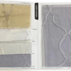 Vertigo Sheer Table Runner in White