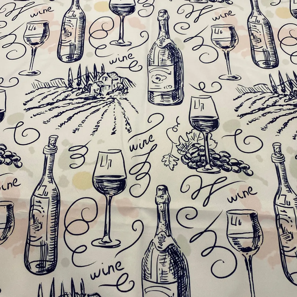Vino (Poly Print) Table Linen