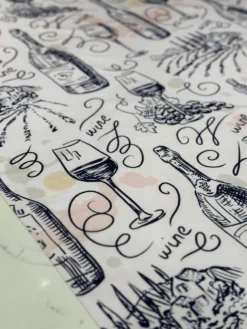 Vino (Poly Print) Table Linen