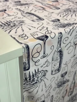 Vino (Poly Print) Table Linen