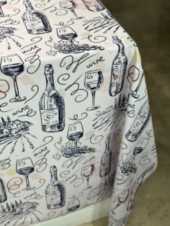 Vino (Poly Print) Table Linen