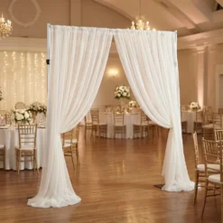 Voile Drapery Panel in Ivory