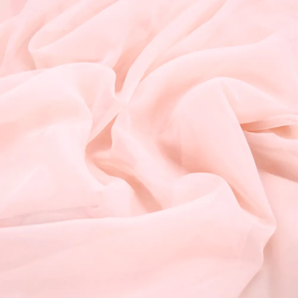 Voile Drapery Panel in Pink 37