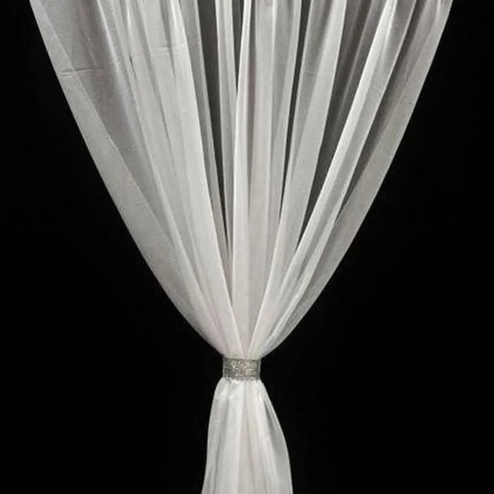 Voile Drapery Panel in Taupe 1184