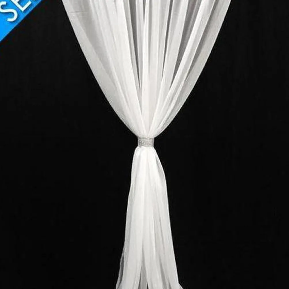 Voile Drapery Panel in Taupe 1184
