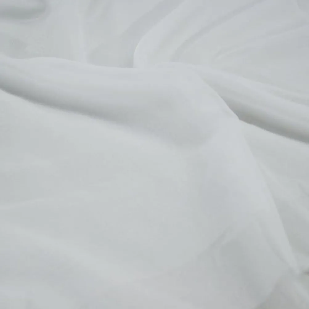 Voile Drapery Panel in White