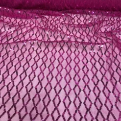 Vortex Sequins Table Linen in Fuchsia