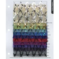 Vortex Sequins Table Runner in Royal