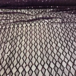 Vortex Sequins Table Runner in Plum