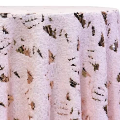 Zenya Sequins Table Linen in Blush