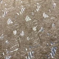 Zenya Sequins Table Linen in Champagne