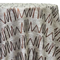 Zion Jacquard Table Linen in Copper
