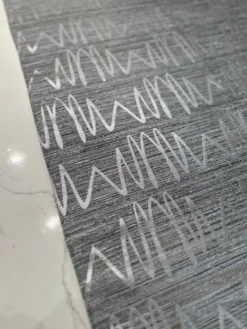 Zion Jacquard Table Linen in Silver